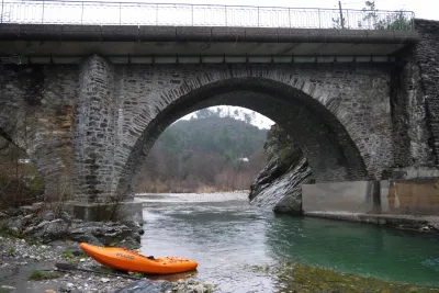 Embarquement au pont du Martinet
